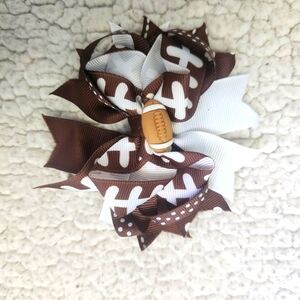 Clip in football bows